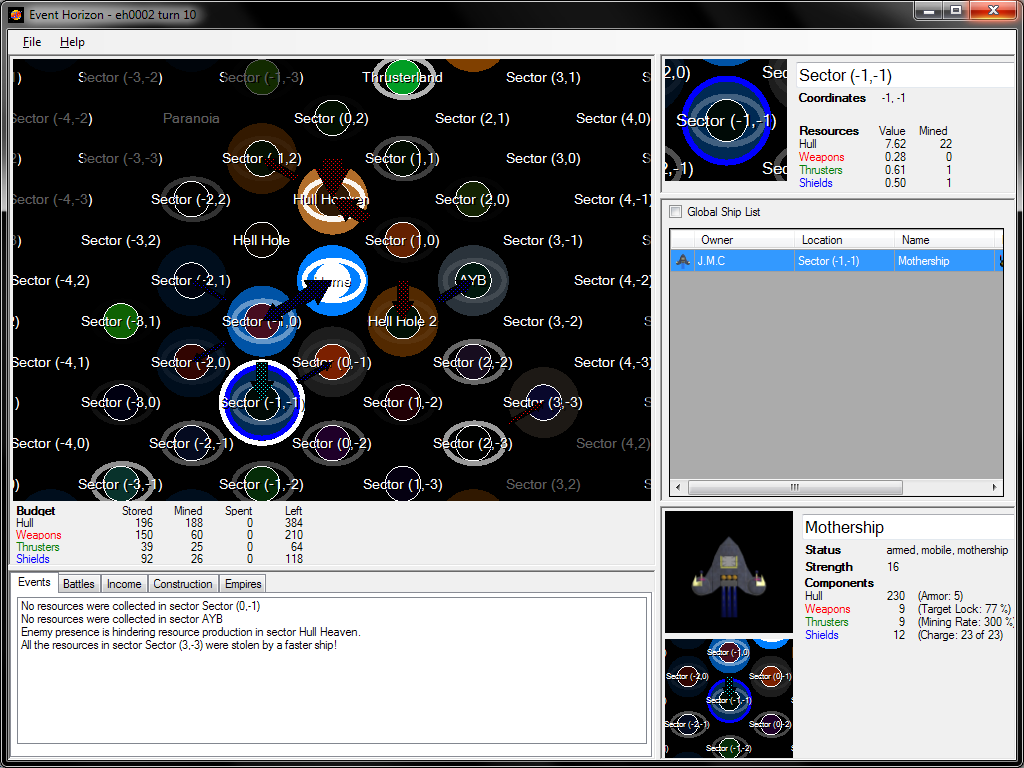 EH Windows client screenshot